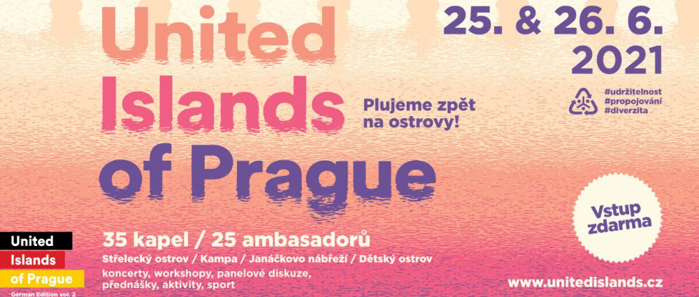 Plujeme zpět na ostrovy hlásí festival United Islands of Prague a zve do centra Prahy