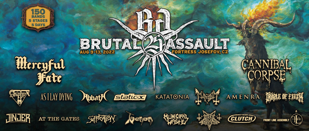 Brutal Assault má 70 % sestavy, končí edice aktuálních vstupenek