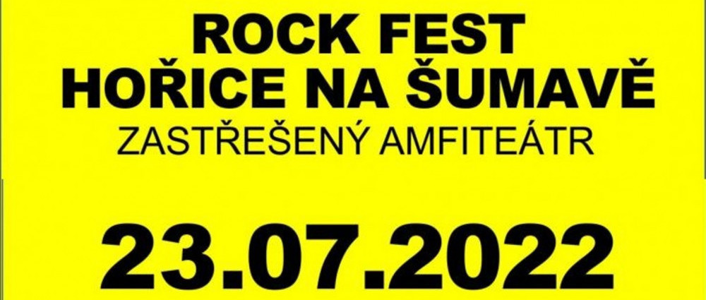 Rock fest v Hořicích na Šumavě hlásí změnu v programu