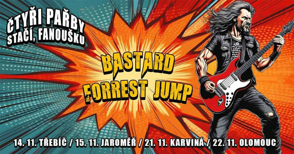 BASTARD + FORREST JUMP_plakát